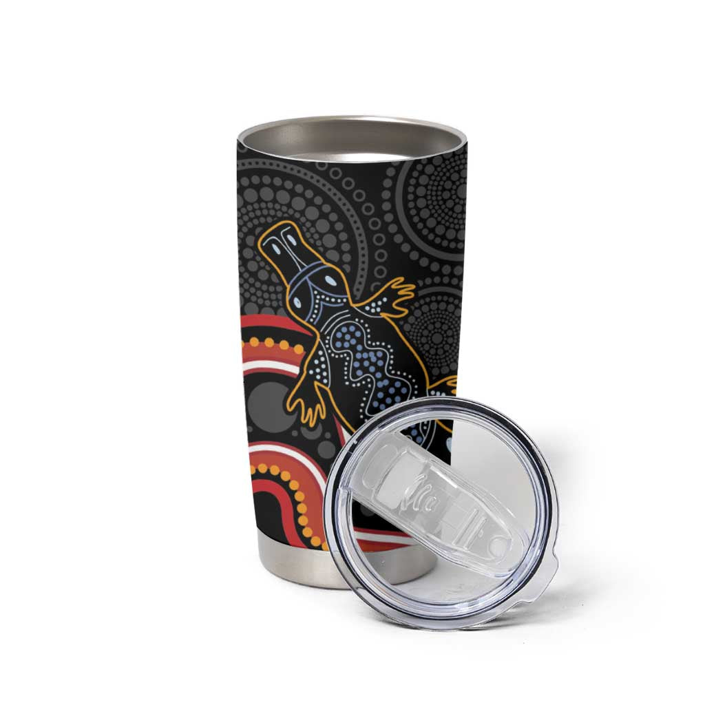 Indigenous Platypus Australia Tumbler Cup Australian Aboriginal Art Proud