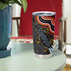 Indigenous Platypus Australia Tumbler Cup Australian Aboriginal Art Proud