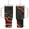 Indigenous Platypus Australia Tumbler With Handle Australian Aboriginal Art Proud
