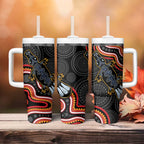 Indigenous Platypus Australia Tumbler With Handle Australian Aboriginal Art Proud