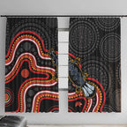 Indigenous Platypus Australia Window Curtain Australian Aboriginal Art Proud