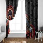 Indigenous Platypus Australia Window Curtain Australian Aboriginal Art Proud