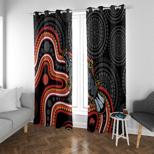 Indigenous Platypus Australia Window Curtain Australian Aboriginal Art Proud