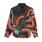Indigenous Platypus Australia Women Casual Shirt Australian Aboriginal Art Proud