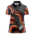 Indigenous Platypus Australia Women Polo Shirt Australian Aboriginal Art Proud