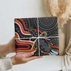 Indigenous Platypus Australia Wrapping Paper Australian Aboriginal Art Proud