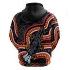 Indigenous Platypus Australia Zip Hoodie Australian Aboriginal Art Proud