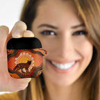 Indigenous Dingo Australia AirPods Case Australian Aboriginal Art Proud