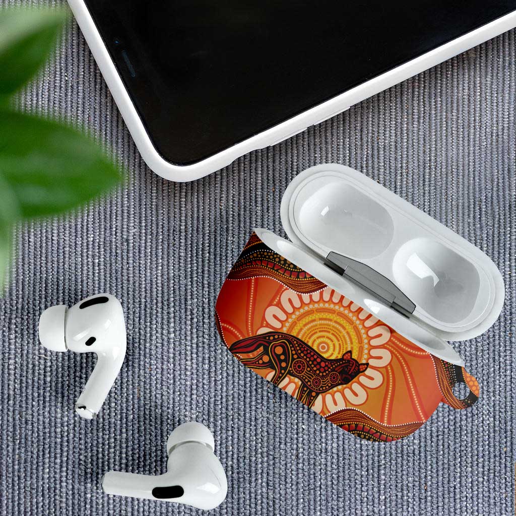 Indigenous Dingo Australia AirPods Case Australian Aboriginal Art Proud