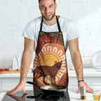 Indigenous Dingo Australia Apron Australian Aboriginal Art Proud