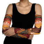 Indigenous Dingo Australia Arm Sleeves Australian Aboriginal Art Proud