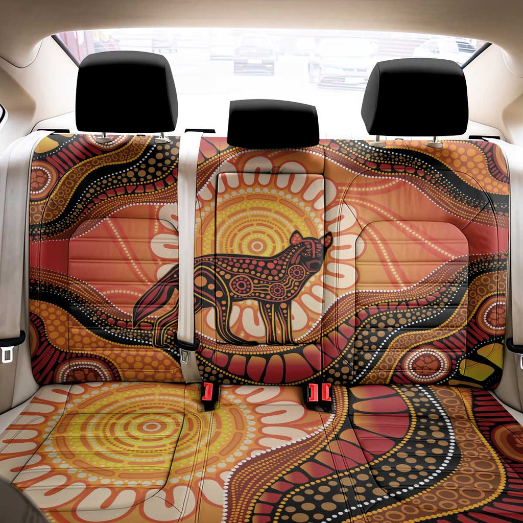 Indigenous Dingo Australia Back Car Seat Cover Australian Aboriginal Art Proud