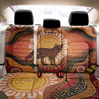Indigenous Dingo Australia Back Car Seat Cover Australian Aboriginal Art Proud