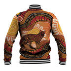 Indigenous Dingo Australia Baseball Jacket Australian Aboriginal Art Proud