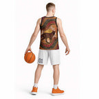 Indigenous Dingo Australia Basketball Jersey Australian Aboriginal Art Proud