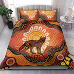Indigenous Dingo Australia Bedding Set Australian Aboriginal Art Proud