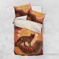 Indigenous Dingo Australia Bedding Set Australian Aboriginal Art Proud