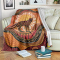 Indigenous Dingo Australia Blanket Australian Aboriginal Art Proud