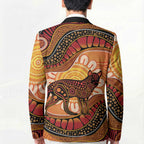 Indigenous Dingo Australia Blazer Australian Aboriginal Art Proud