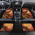 Indigenous Dingo Australia Car Mats Australian Aboriginal Art Proud