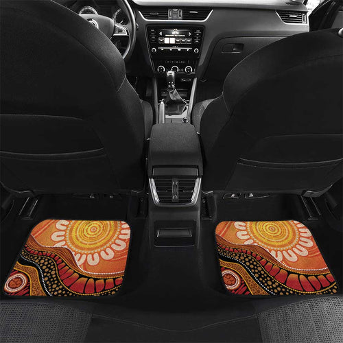 Indigenous Dingo Australia Car Mats Australian Aboriginal Art Proud