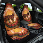 Indigenous Dingo Australia Car Seat Cover Australian Aboriginal Art Proud