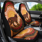 Indigenous Dingo Australia Car Seat Cover Australian Aboriginal Art Proud
