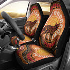 Indigenous Dingo Australia Car Seat Cover Australian Aboriginal Art Proud