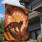 Indigenous Dingo Australia Garden Flag Australian Aboriginal Art Proud