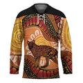 Indigenous Dingo Australia Hockey Jersey Australian Aboriginal Art Proud