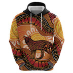 Indigenous Dingo Australia Hoodie Australian Aboriginal Art Proud