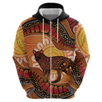 Indigenous Dingo Australia Hoodie Australian Aboriginal Art Proud