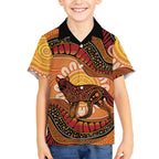 Indigenous Dingo Australia Kid Hawaiian Shirt Australian Aboriginal Art Proud