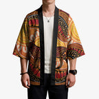 Indigenous Dingo Australia Kimono Australian Aboriginal Art Proud