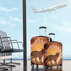 Indigenous Dingo Australia Luggage Cover Australian Aboriginal Art Proud