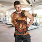 Indigenous Dingo Australia Men Tank Top Australian Aboriginal Art Proud