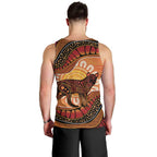 Indigenous Dingo Australia Men Tank Top Australian Aboriginal Art Proud