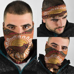 Indigenous Dingo Australia Neck Gaiter Australian Aboriginal Art Proud