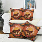 Indigenous Dingo Australia Pillow Cover Australian Aboriginal Art Proud