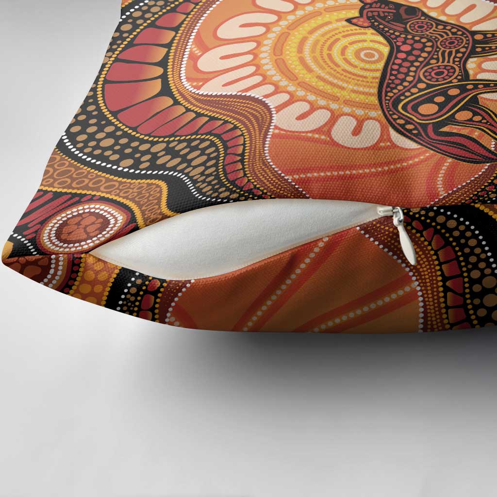 Indigenous Dingo Australia Pillow Cover Australian Aboriginal Art Proud
