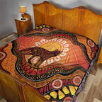 Indigenous Dingo Australia Quilt Australian Aboriginal Art Proud