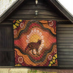 Indigenous Dingo Australia Quilt Australian Aboriginal Art Proud