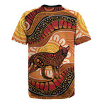 Indigenous Dingo Australia Rugby Jersey Australian Aboriginal Art Proud