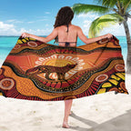 Indigenous Dingo Australia Sarong Australian Aboriginal Art Proud