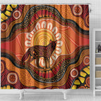 Indigenous Dingo Australia Shower Curtain Australian Aboriginal Art Proud