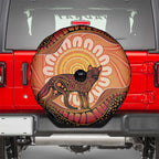 Indigenous Dingo Australia Spare Tire Cover Australian Aboriginal Art Proud