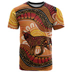 Indigenous Dingo Australia T Shirt Australian Aboriginal Art Proud