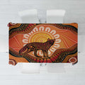 Indigenous Dingo Australia Tablecloth Australian Aboriginal Art Proud