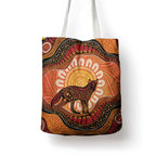 Indigenous Dingo Australia Tote Bag Australian Aboriginal Art Proud