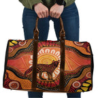 Indigenous Dingo Australia Travel Bag Australian Aboriginal Art Proud